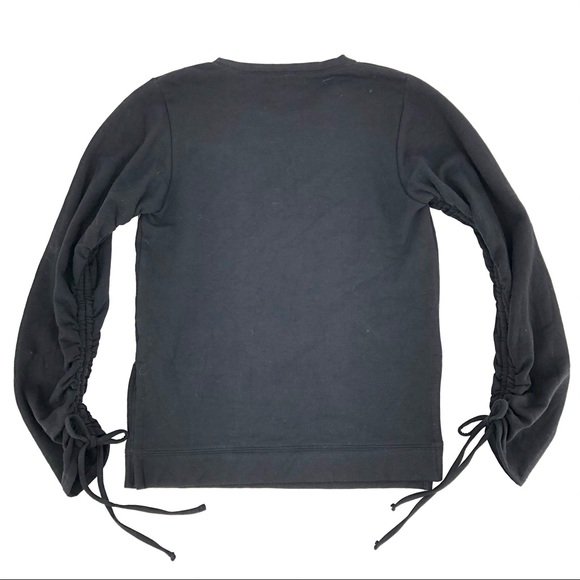 RACHEL Rachel Roy Black Crew Neck Sweatshirt - Picture 3 of 3
